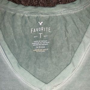 Green short sleeve top
